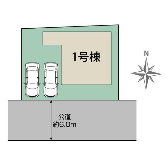 札幌市西区発寒12条5丁目1棟 区画図