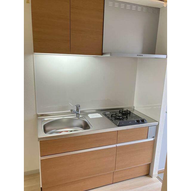 システムキッチンへ交換しました！２口コンロ