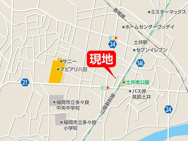 物件画像 福岡市東区 土井１丁目 (土井駅) 住宅用地
