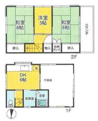 作業場の用途は自由にリノベーション可