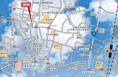 現地案内図