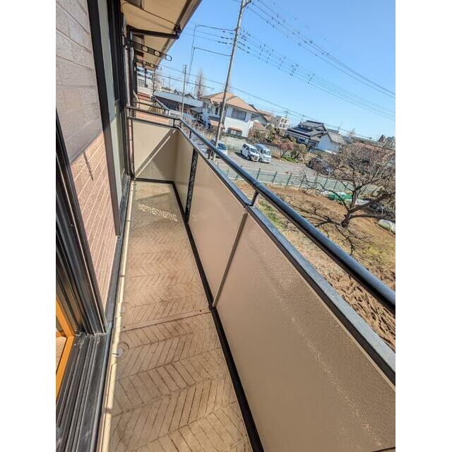 2部屋から出入り可能なバルコニー