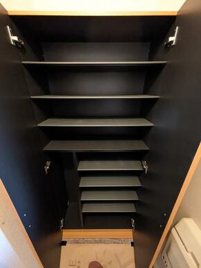 沢山収納できるシューズボックス