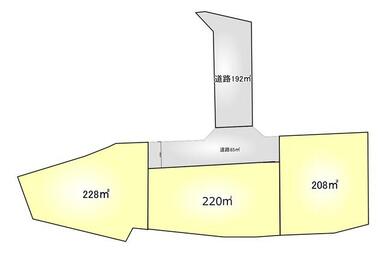 分割販売した場合の区割り案