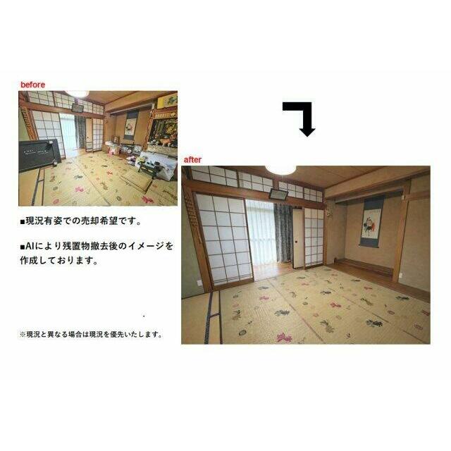 1階　6帖和室　※不要物の撤去等はご相談ください♪各種リフォームプランもご提案いたします！