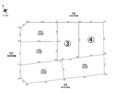 ４号地になります。土地面積約４０坪です。