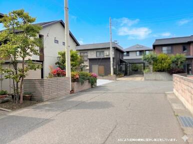 前面道路幅員約6.5ｍ（南から北方向）