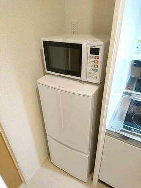 家電付き　電子レンジ　冷蔵庫