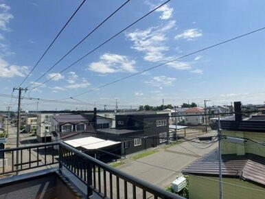 バルコニーからの眺望♪