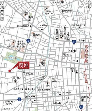 現地案内図