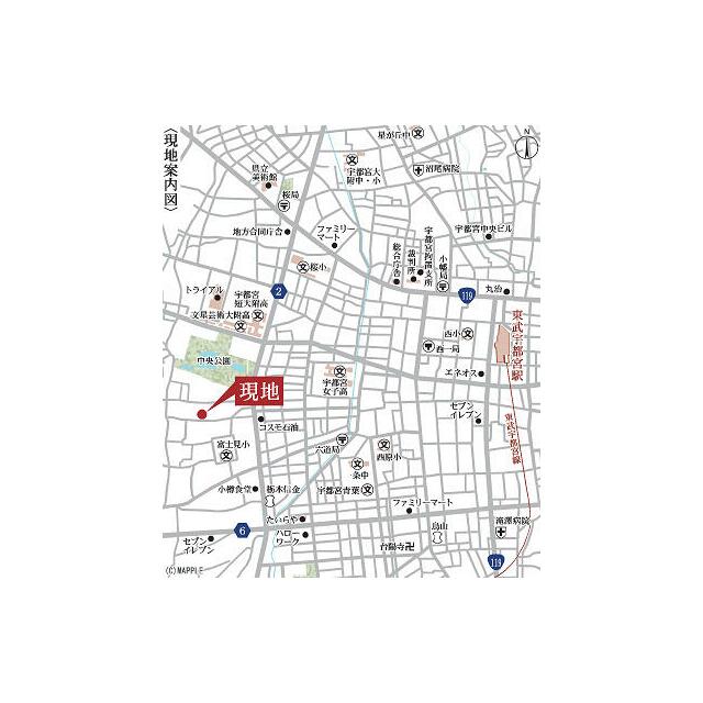 現地案内図
