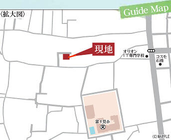現地案内図・拡大