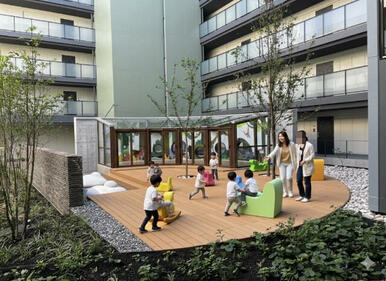 中庭・バーチャル写真