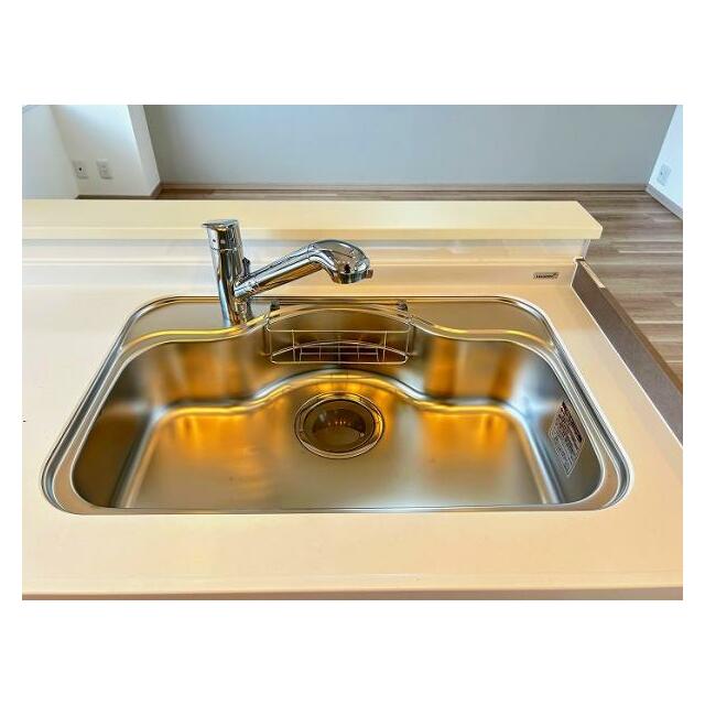 「キッチン」シンクも新品交換を行っております。