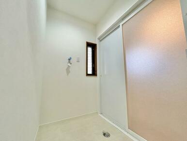 「脱衣所」洗濯機置き場