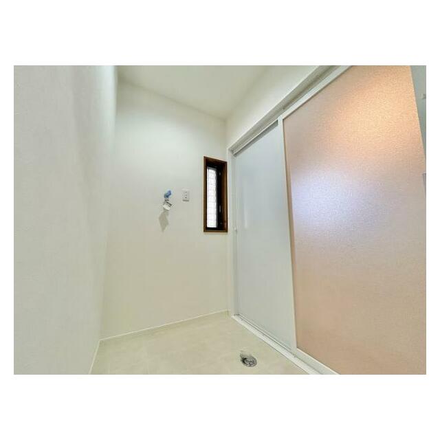 「脱衣所」洗濯機置き場