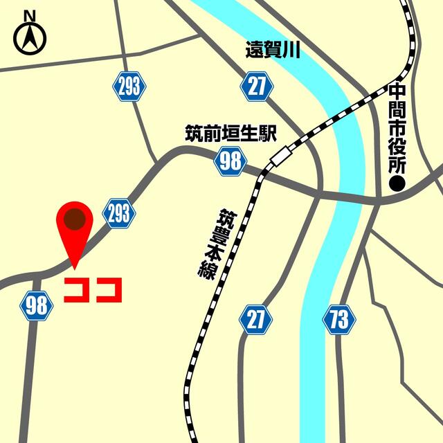 物件画像 中間市 大字上底井野 (筑前垣生駅) 住宅用地