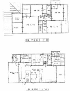 A号地　ライフスタイル合わせて４LDKから５LDKに間取り変更可能です