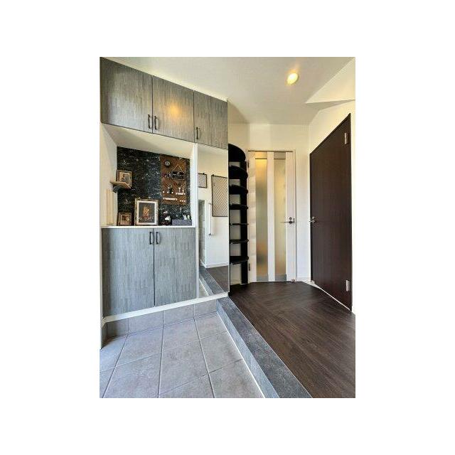 ヴィンテージスタイルな玄関。