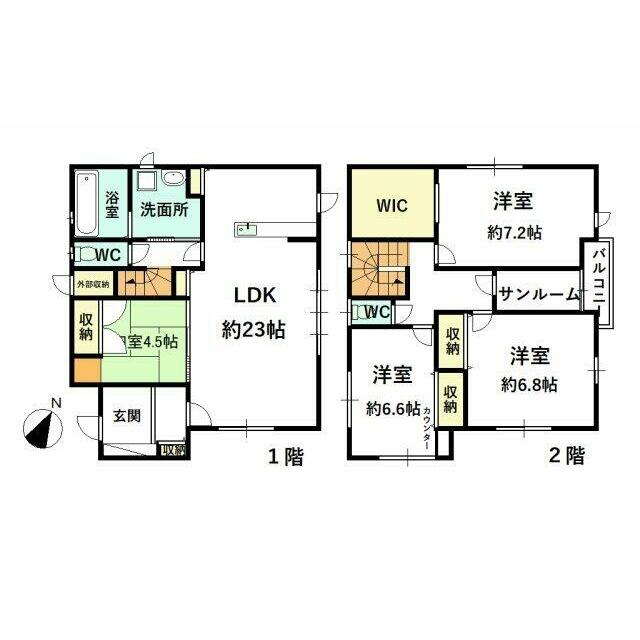 ファミリー向け4LDK！