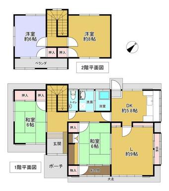 ■癒やしの空間が広がる４ＬＤＫ■堀車庫で車も安心■筑豊電鉄「東中間駅」まで徒歩約１０分