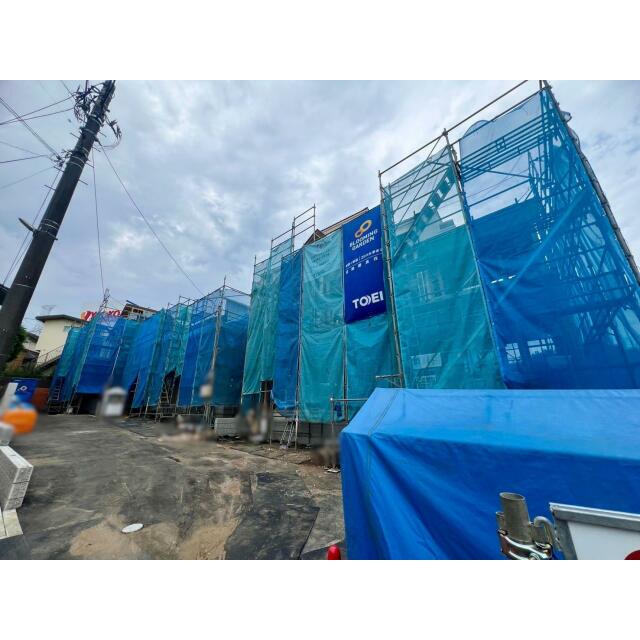 現地写真（左から(1),(2),(3)号棟）