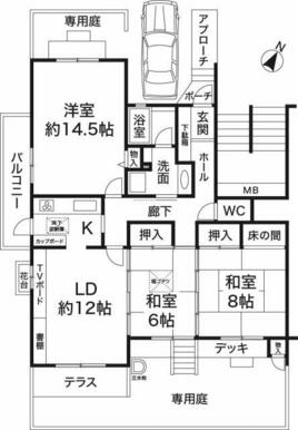 南西の角部屋