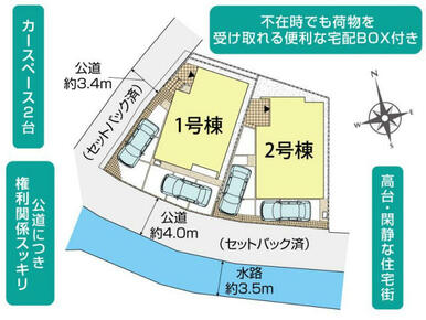 横須賀市林2丁目2棟 区画図