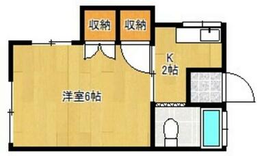 お風呂やキッチンにも窓があり全体的に明るいお部屋です。