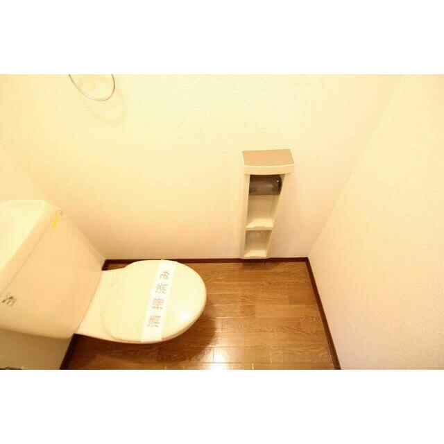 トイレットペーパーホルダーやタオル掛けがございます