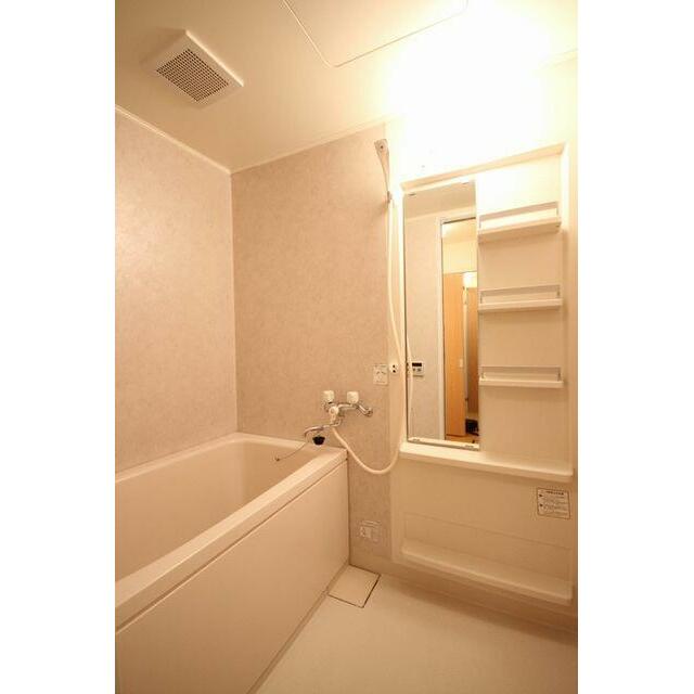 浴室にはミラーがございます