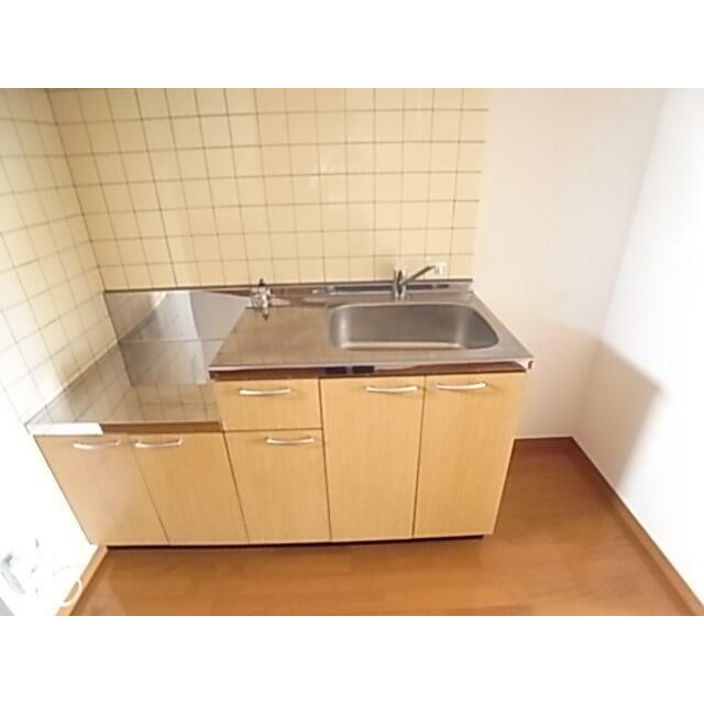 キッチンにも収納たっぷり。他号室参考写真