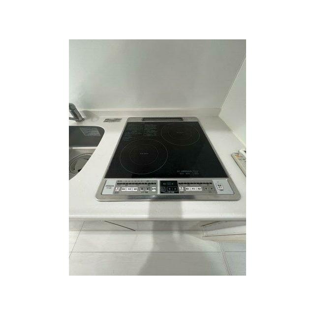 ＩＨコンロは２口です（※写真は102号室のもの）