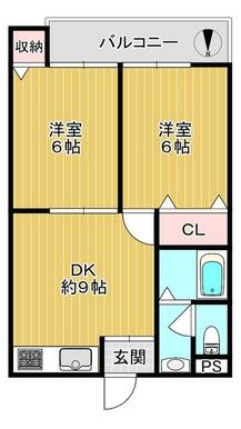 リフォーム済。気持ちよくご入居いただけます。採光豊かな南向きバルコニー。