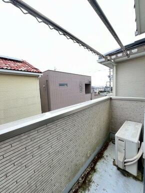 南西向きバルコニー