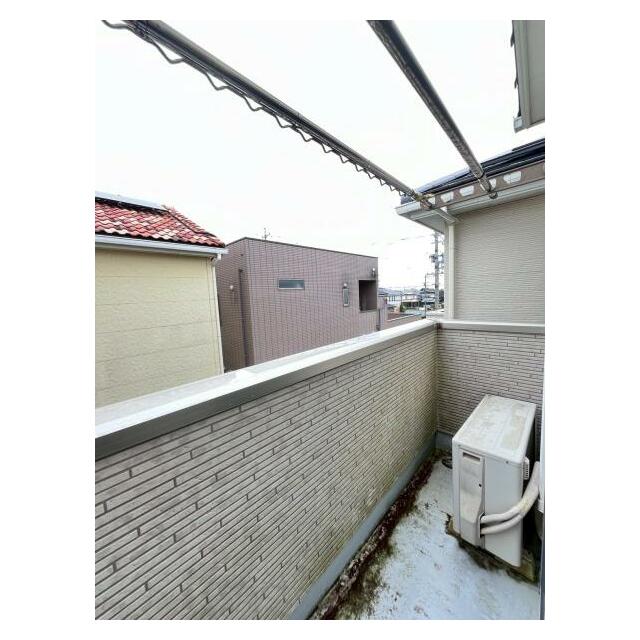 南西向きバルコニー