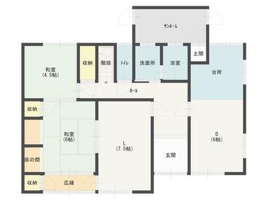 １Ｆ間取り図