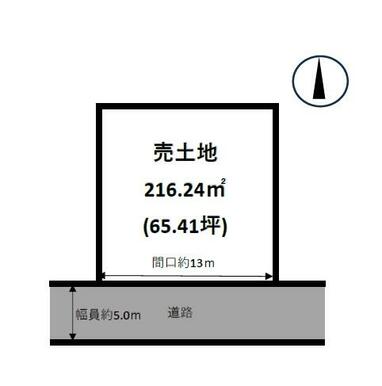 ☆南垂れで日当たり良好☆　☆建築条件なし☆　☆敷地約６５坪☆