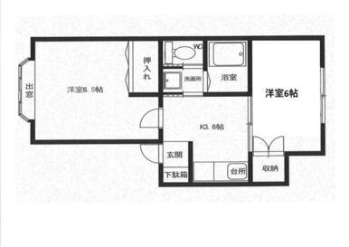 和室６帖⇒洋室６帖にリフォーム済み（２０２４年１０月）