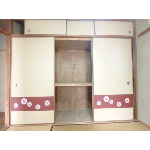 約4.5帖和室（中間）の押入（天袋有）