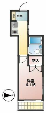 物件の間取り図です。