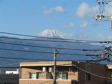 富士山が見えます