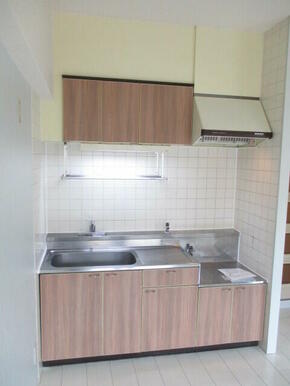 調理のはかどる２口コンロ可！シングルレバー混合栓