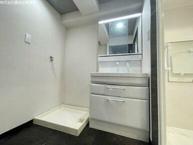 大きめの洗面台！