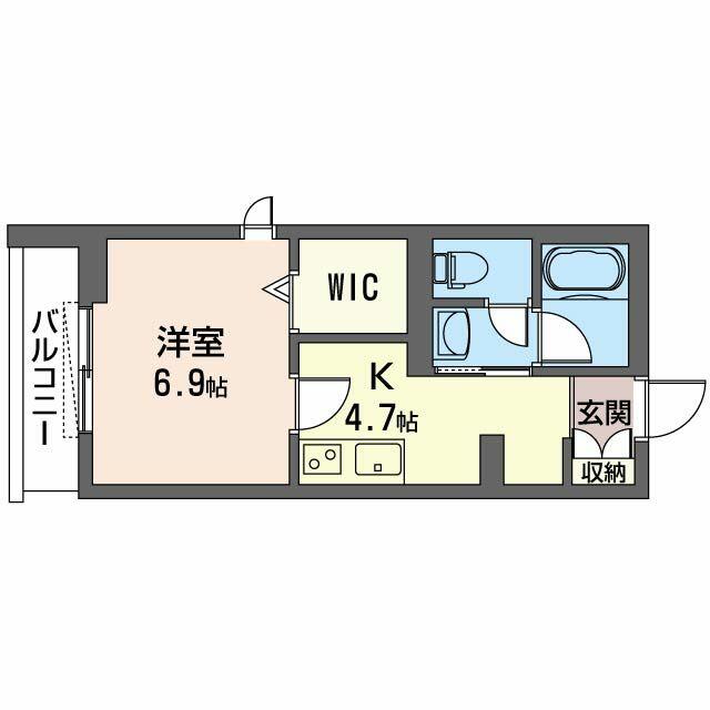 リリー・プランドール早稲田 ００３０１ 1Kの画像