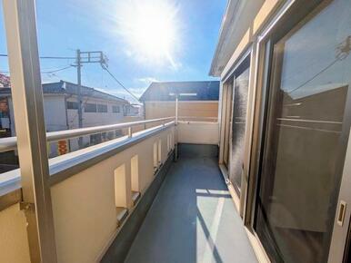 「バルコニー」日当たり良好です