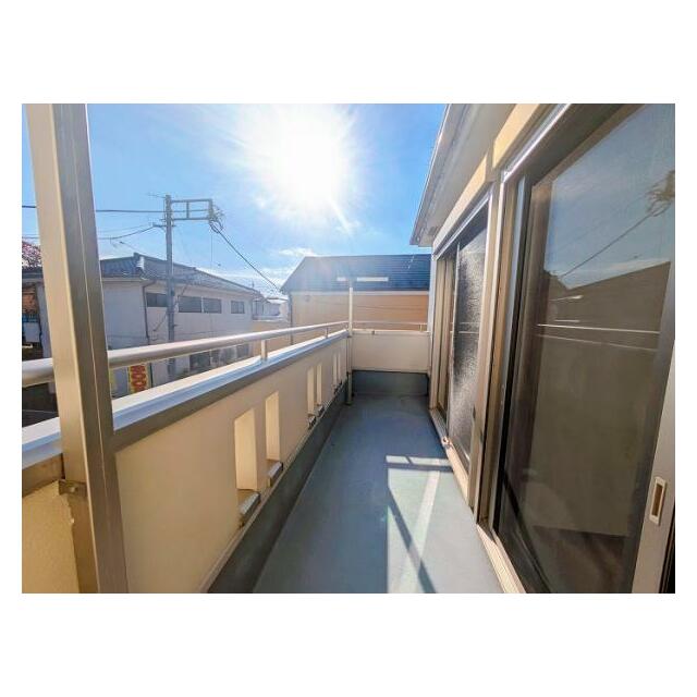 「バルコニー」日当たり良好です