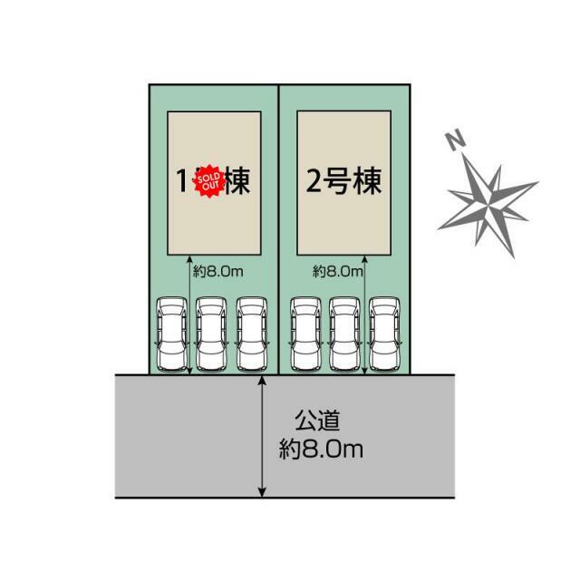 千歳市富丘2丁目2棟 区画図