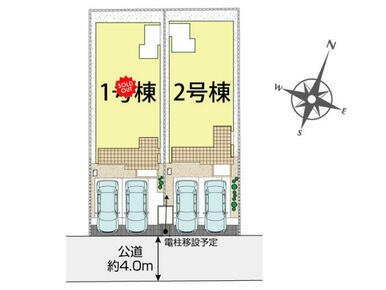 さいたま市北区東大成町2丁目2棟 区画図