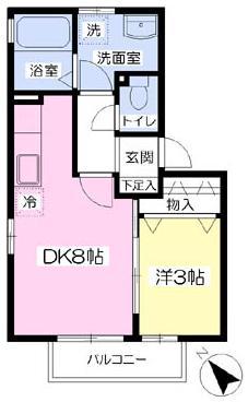 28.75平米の１ＤＫです☆